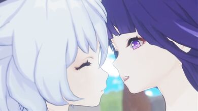 Hot Curly Haired Princess Reign and Her Servant Get Intimate