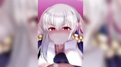 In the end, he was fated to receive the ultimate blowjob