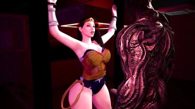 Superheroine Subjugated by Savage Beast