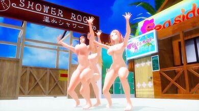 Davstn - Naruto MMD: Hentai Porn with Hinata, Sakura, Ino (Psy - Gentleman)