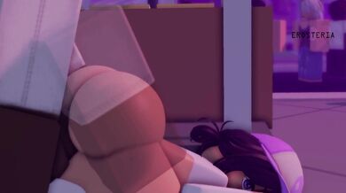 A hot college student explores her sexuality by using her vibrator to satisfy herself while watching her favorite online show, RobloxR63