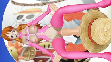 One-Punch Man Luffy Gets Naked and Fucks Nami, a Masturbation Fantasy for Adults!