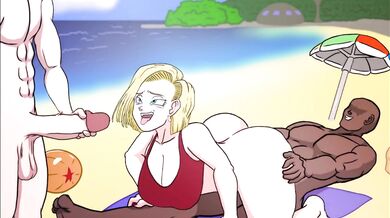 Robot Hentai: Android 18 and Sparkling Jailbait