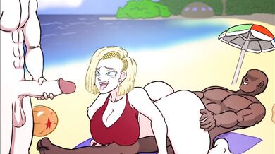 Robot Hentai: Android 18 and Sparkling Jailbait
