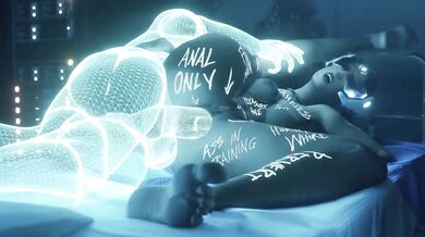 Symmetra and Hologram - Body Writing