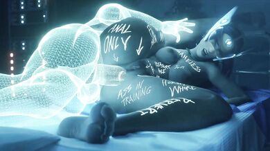 Symmetra and Hologram - Body Writing