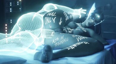 Symmetra and Hologram - Body Writing
