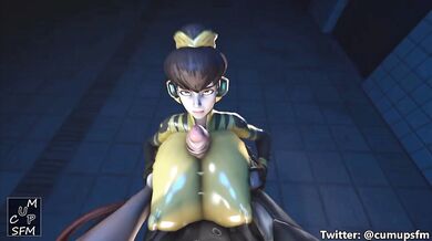 DVa’s Latex Titjob