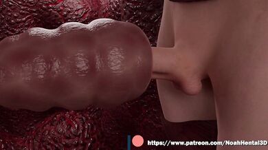 (NoahHentai3D) Tentacle Milking 7 Third Person Sound: A Hentai Porn Movie in 3D!