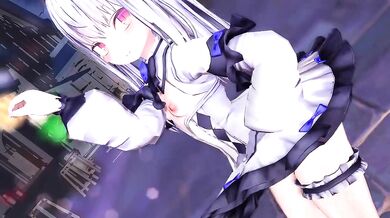 [MMD] Snow Elf Lady/AOA-Excuse me, I need to get in there
