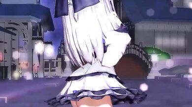 [MMD] Snow Elf Lady/AOA-Excuse me, I need to get in there