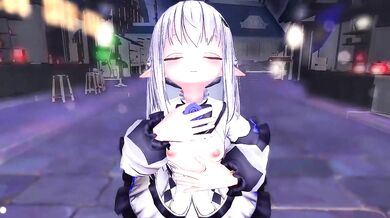 [MMD] Snow Elf Lady/AOA-Excuse me, I need to get in there