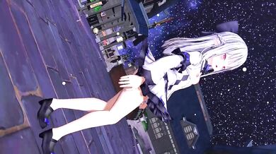 [MMD] Snow Elf Lady/AOA-Excuse me, I need to get in there