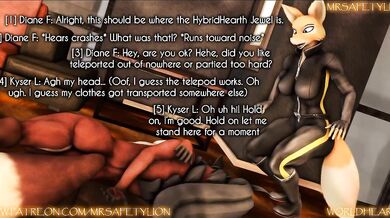 Rewritten as: Diane Foxington is Impregnated by Mr Safety Lion in an Official Hentai Video