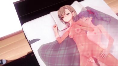 Misaka, Kuruko and their Futanari Sexcapades