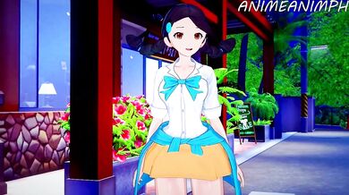 Sexy Pokémon Trainer Candice and Her Mega-Erect Dragonite