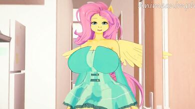 Fluttershy, the Curious Pony and her MLP Friends