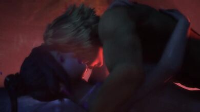 Lulu and Tidus in the woods (Secazz)