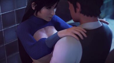 Tifa Strips Off at the Dance Club - Part 1 2 [X-Rated]