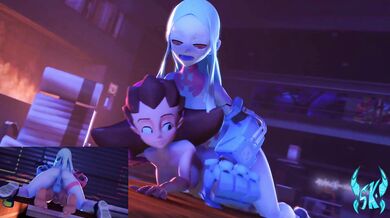 Tron, x-ray Rebecca upgrades her sexuality