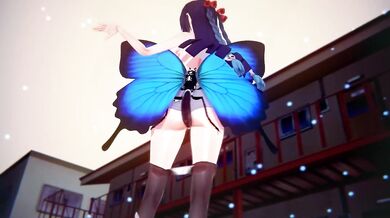 Rainbow Insect - Anal Blowjob with Multiple Orgasms