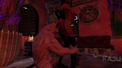 Written by your mind, read by my lips - The Naughty Witch F**ked By A Giant Porker