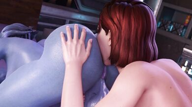 Liara & Femsheps Dinner Date [Justausernamesfm]