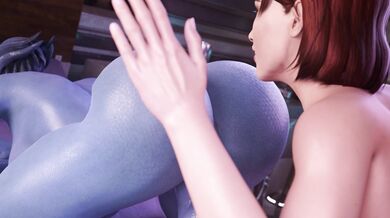 Liara & Femsheps Dinner Date [Justausernamesfm]