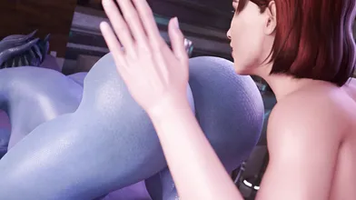 Liara & Femsheps Dinner Date [Justausernamesfm]