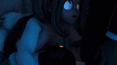 My Roommate Ochako and Urarakas Late Payment Leads to For*ced Sex