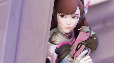 Tied and Teased Temptress - WidowMaker Takes Revenge on DVa (DVa Captured, Bound, and Gagged)