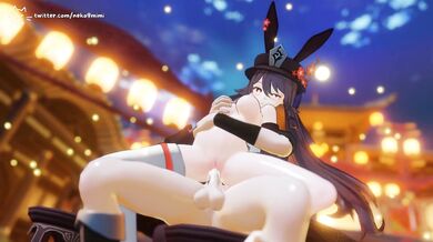 Naked Girlfriend Rides Her Neighbor in the Hoodie ( Neko9Mimi)