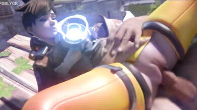 Tracer and Widowmakers Hentai Adventure