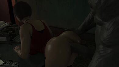 Watch as sexy biohazard researcher Ada Wong takes on the mysterious Mr X in this intense hentai porn video