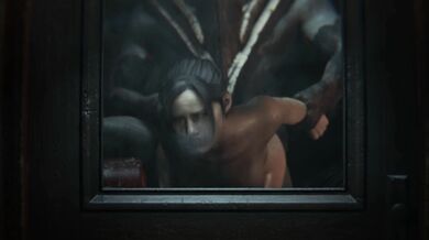 Two girls in the night! Claire and Pyramid Heads erotic adventure!