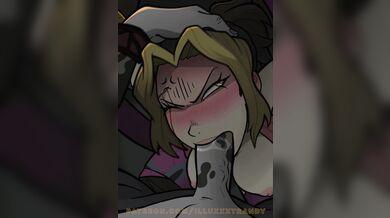 Pleasure-seeking demonesses from the netherworld, Makio and IlluXXXtrandy engage in a night of passionate hentai with each other