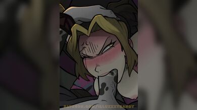 Pleasure-seeking demonesses from the netherworld, Makio and IlluXXXtrandy engage in a night of passionate hentai with each other