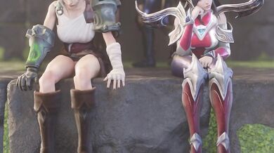 Bondage lesbian fun with Leona and Diana