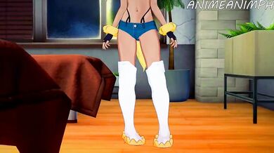 Bloodthirsty Beastly Love: Liru the Werewolfs Raging Romp with a Ravishing Redhead