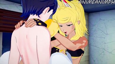 Bloodthirsty Beastly Love: Liru the Werewolfs Raging Romp with a Ravishing Redhead