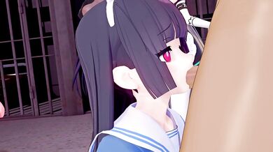 Blue Archiving Thumbs Up 2K (MMD) [MZK]