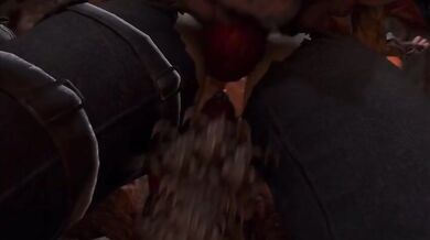 Rewritten as: Baby Spiders, Spilled From Your Pulsating Vagina, As A Giant Spider Fills Both Holes