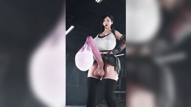 MilkyGirlfriends: Tifa and Condoms Cumming All Over!