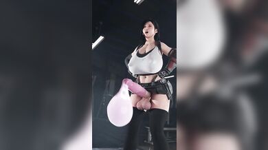 MilkyGirlfriends: Tifa and Condoms Cumming All Over!