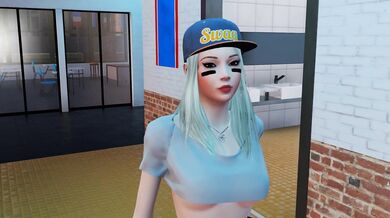 The MILF and her Sons Hot Friend Fuck in the High School Bathroom #12