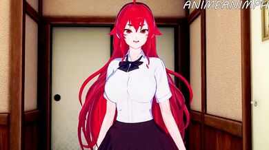 Reborn in another world with a giantess, masturbating and sucking dicks like crazy