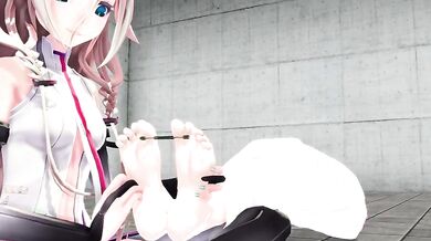 The mummified captured girl is tickled against her will, moaning in agony