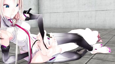 The mummified captured girl is tickled against her will, moaning in agony