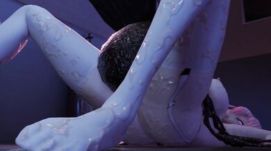 In the dungeon, the mage and the warrior fucked each others asses until they both exploded with ecstasy