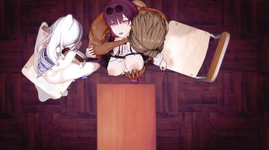 Kafkas and Wolfs Sexy Adventure with Hnamomo